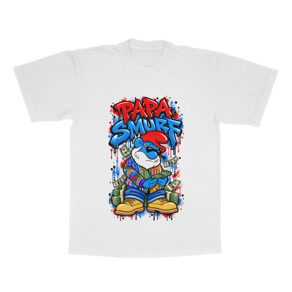 Papa Smurf adult tee