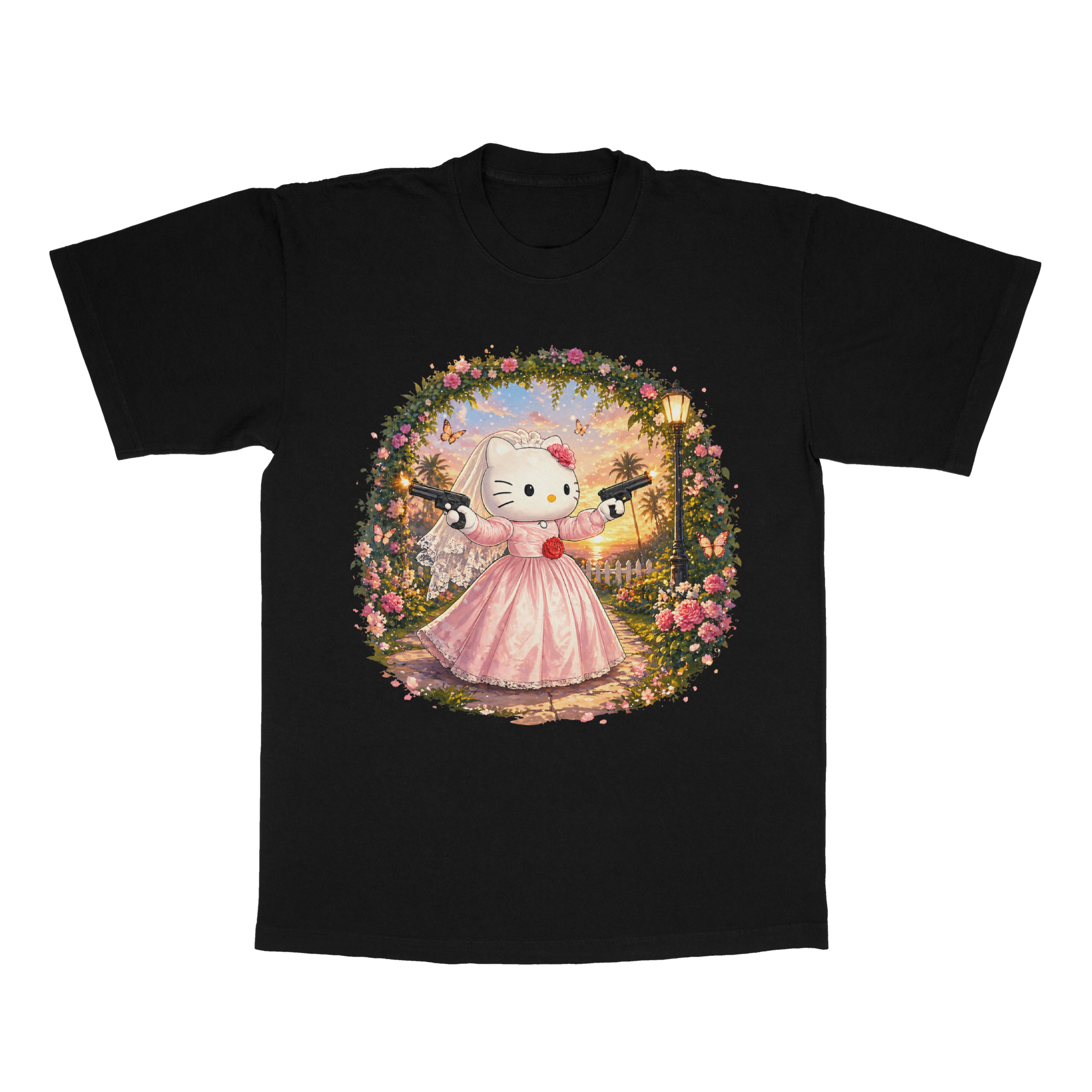 Gangsta Kitty adult tee