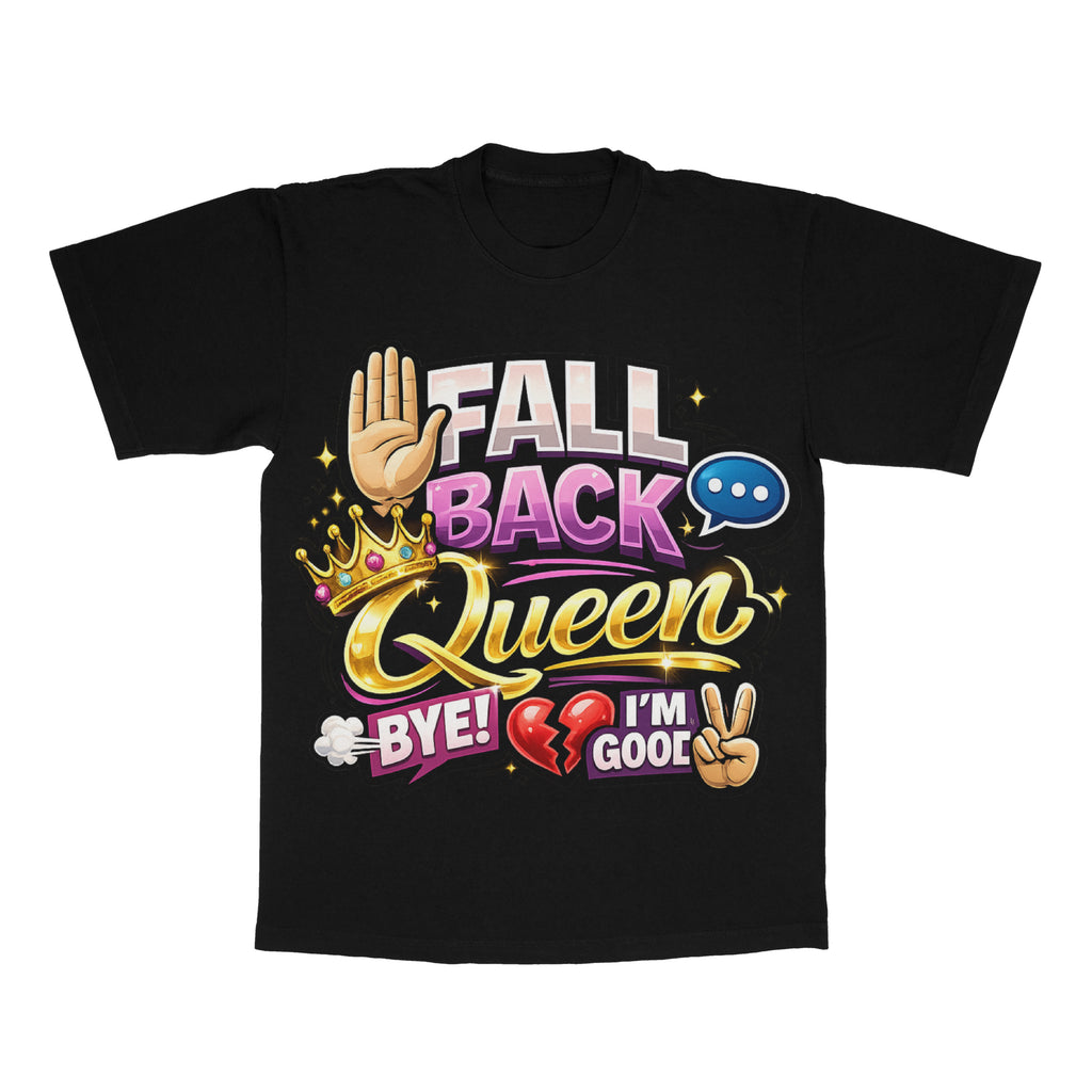 Fall Back Queen adult tee
