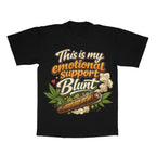 This Is My Emotional Support Blunt adult tee