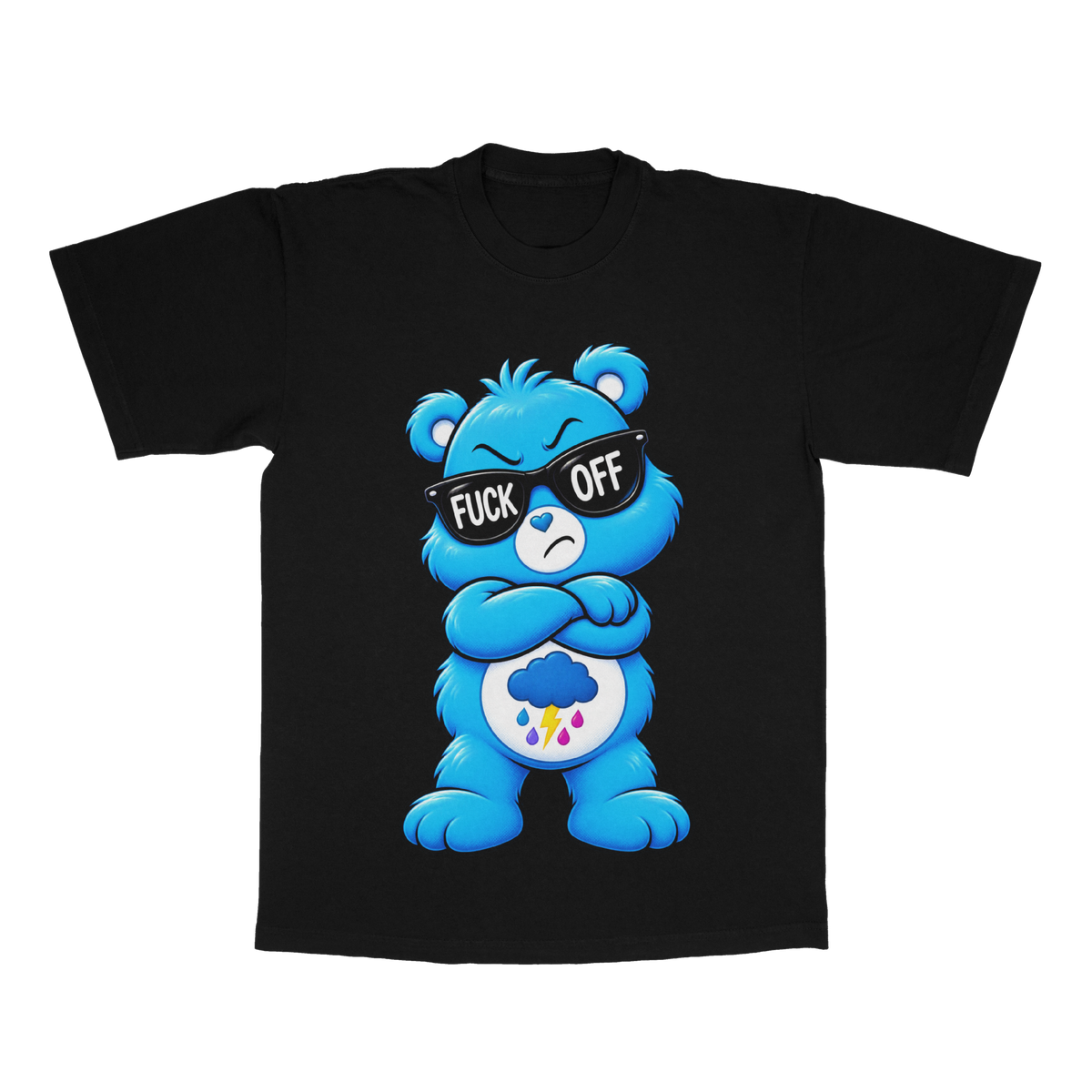 Too Cute To Care Bears adult tee
