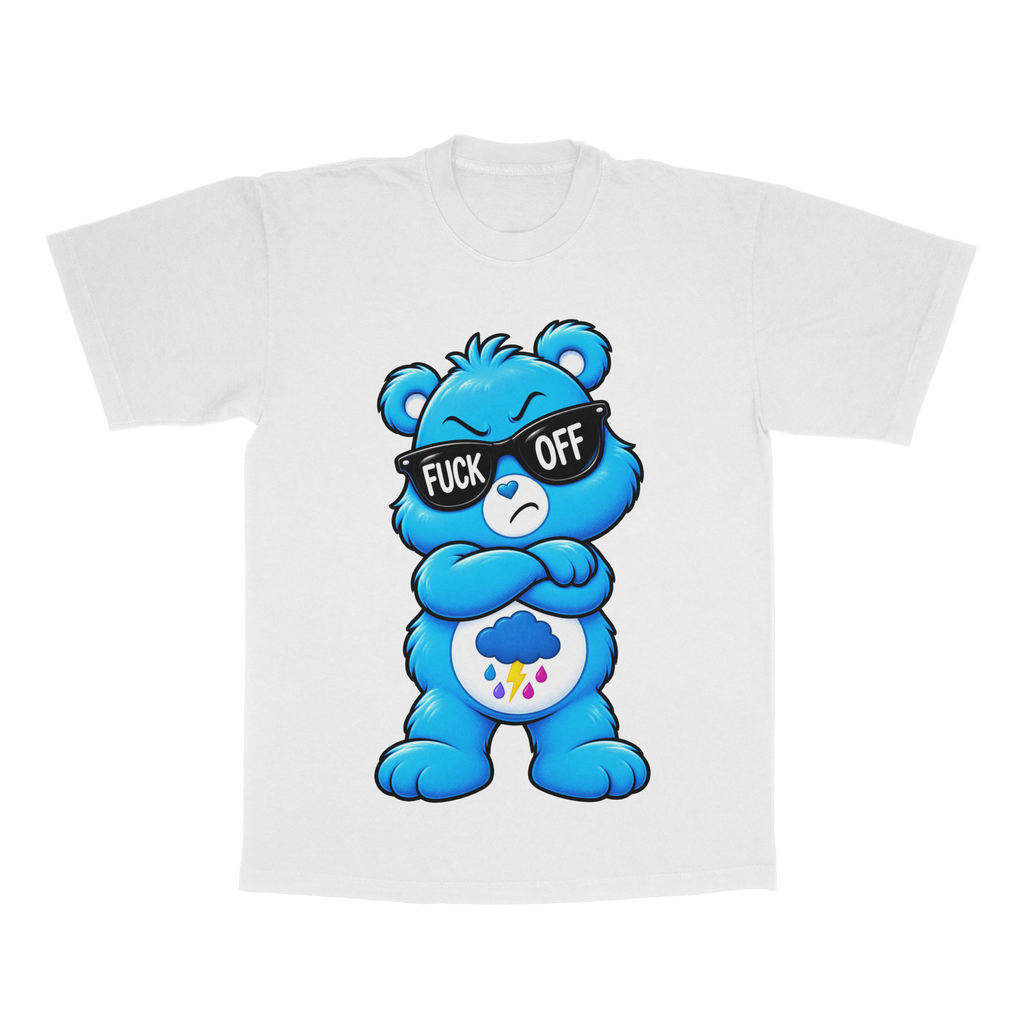 Too Cute To Care Bears adult tee