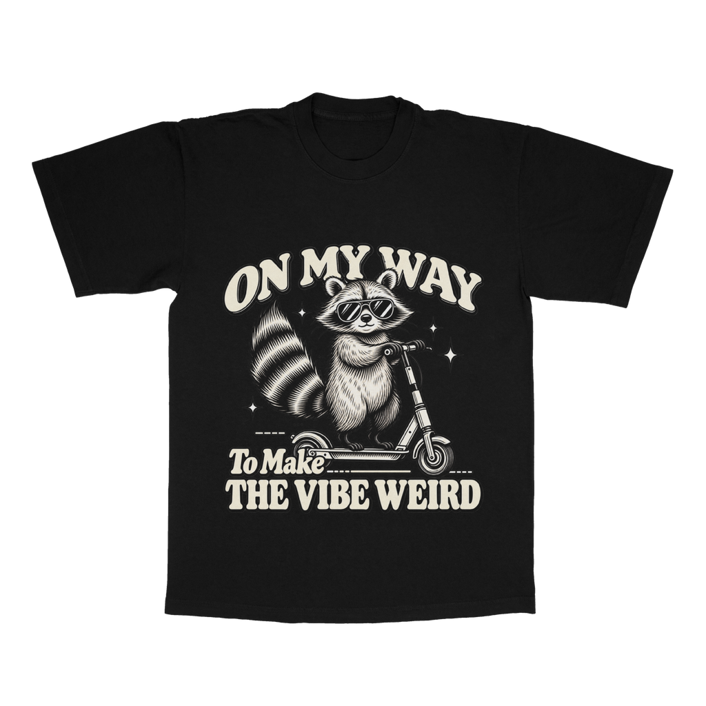 On My Way To Make The Vibe Weird adult tee