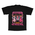In October We Wear Pink adult tee