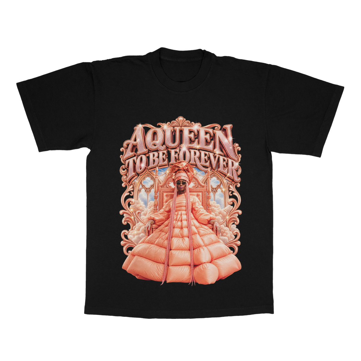 A Queen To Be Forever adult tee