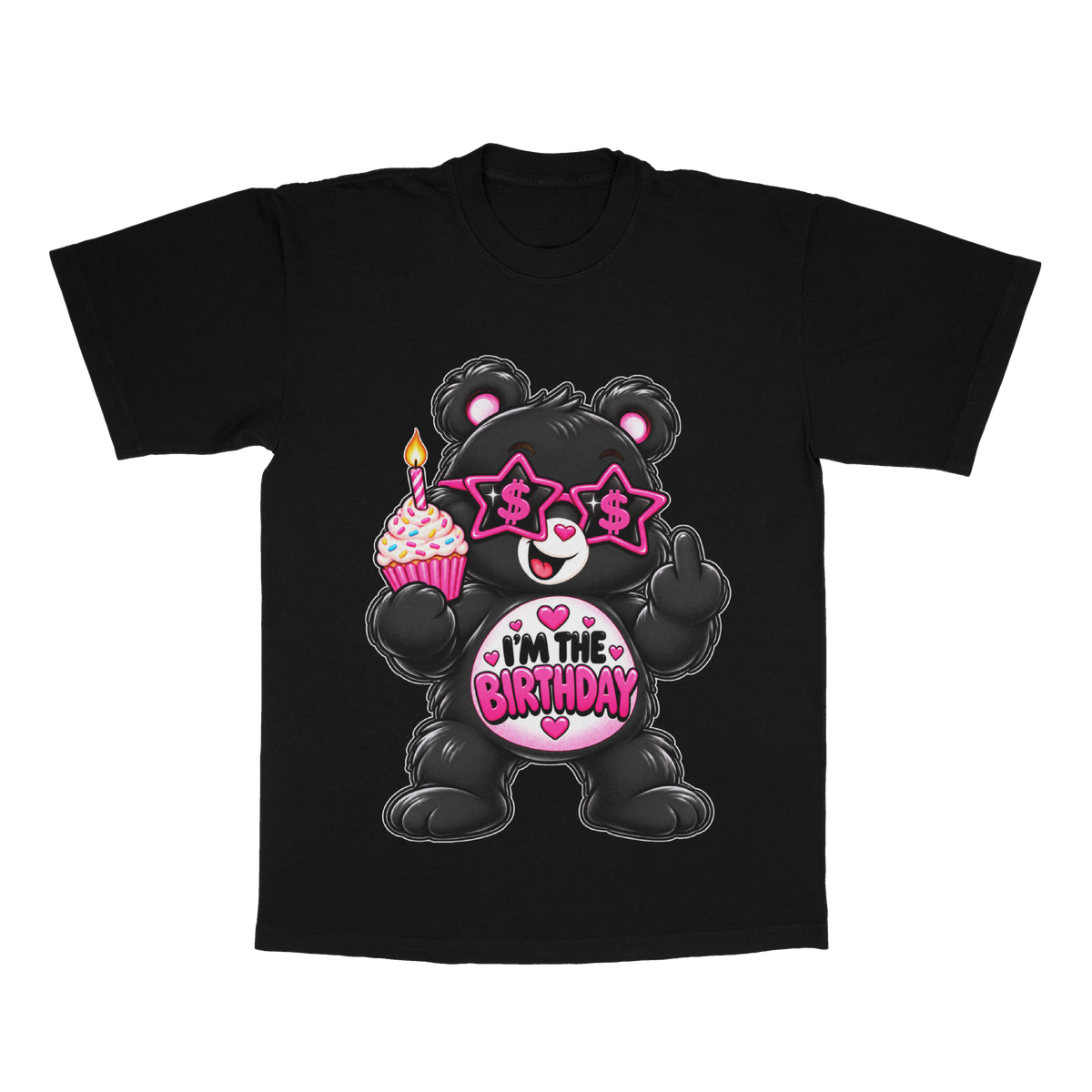 Too Cute To Care Bears adult tee