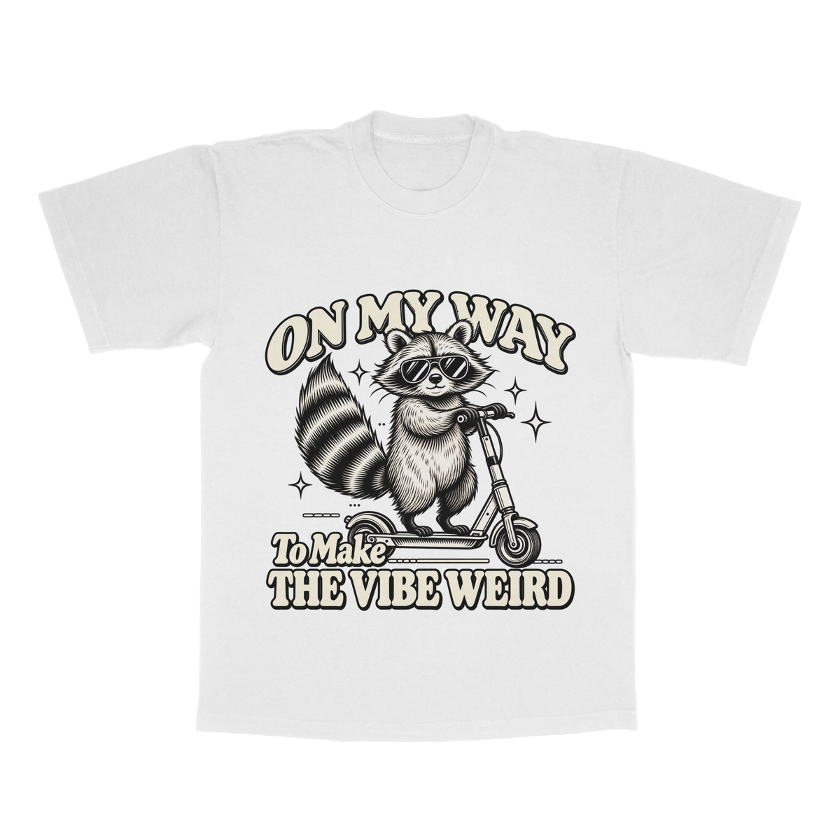 On My Way To Make The Vibe Weird adult tee