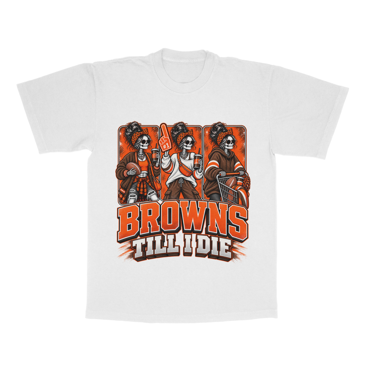 Browns Till I Die adult tee
