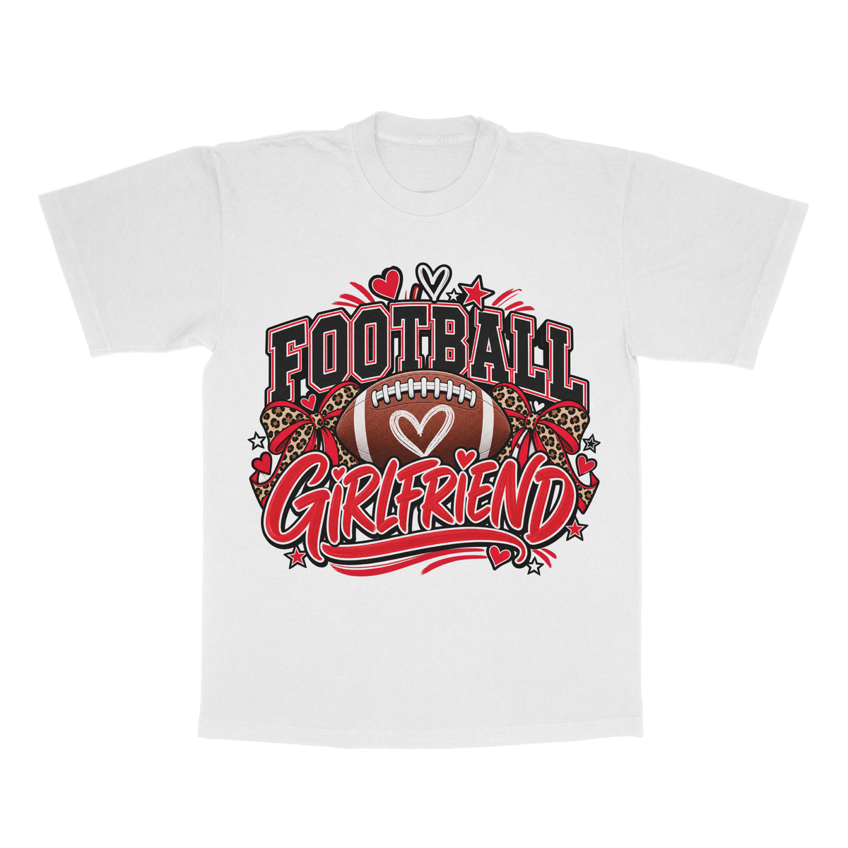 Football Girlfriend adult tee