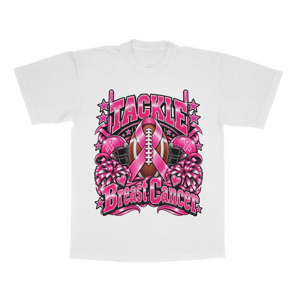 Tackle Breast Cancer adult tee