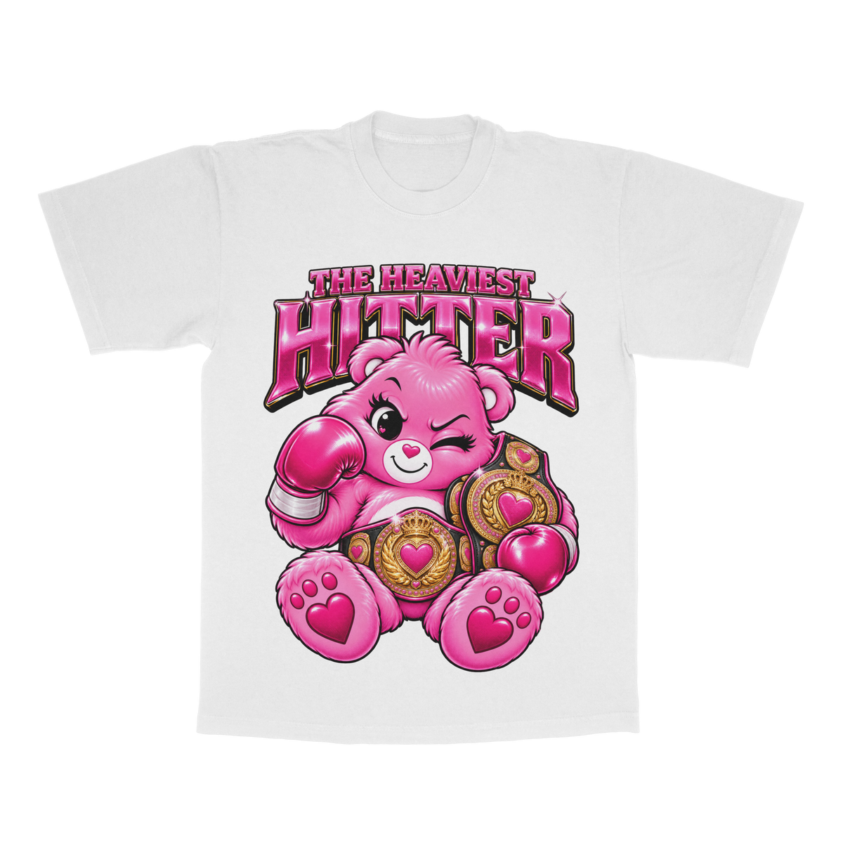 Too Cute To Care Bears adult tee