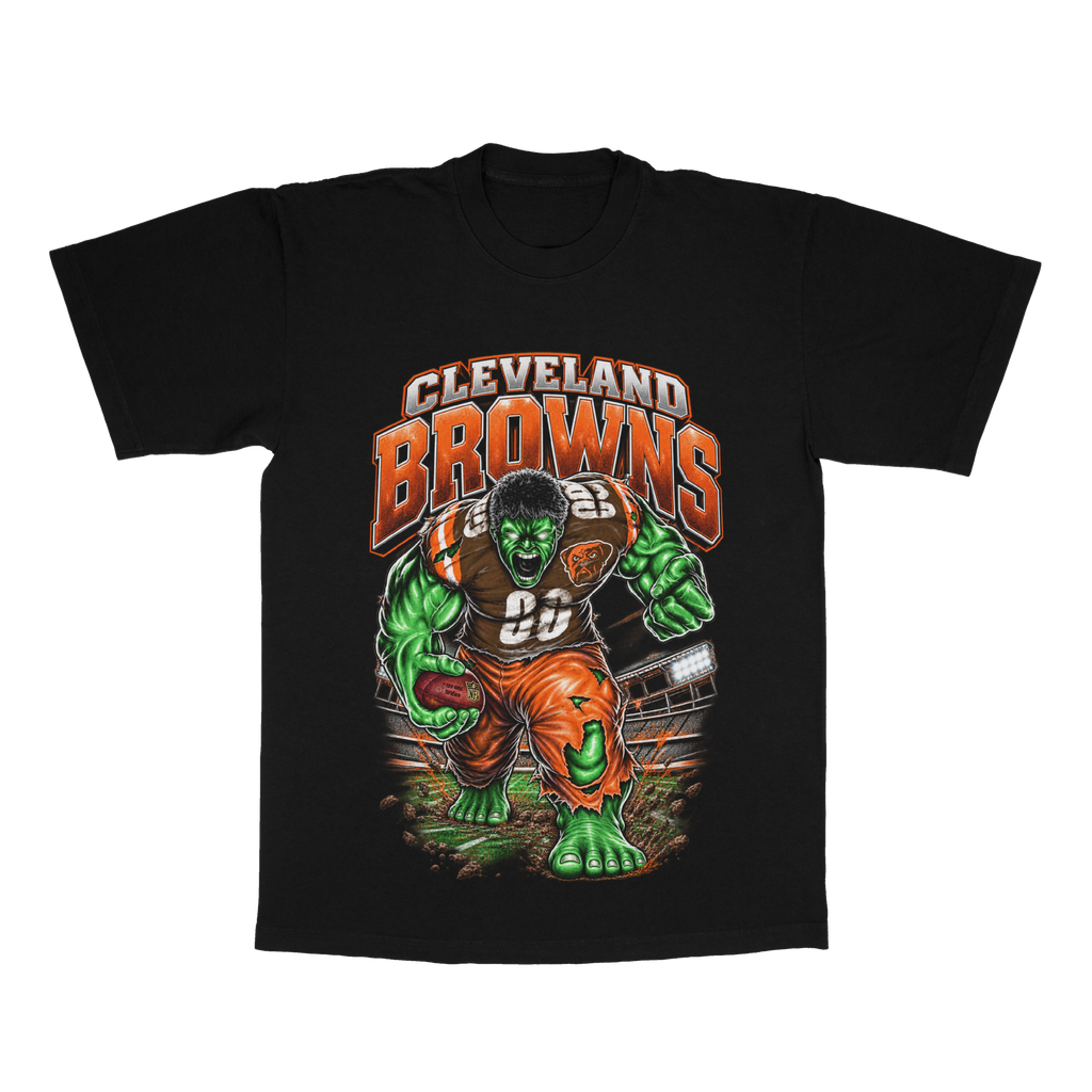 Cleveland Browns Hulk adult tee