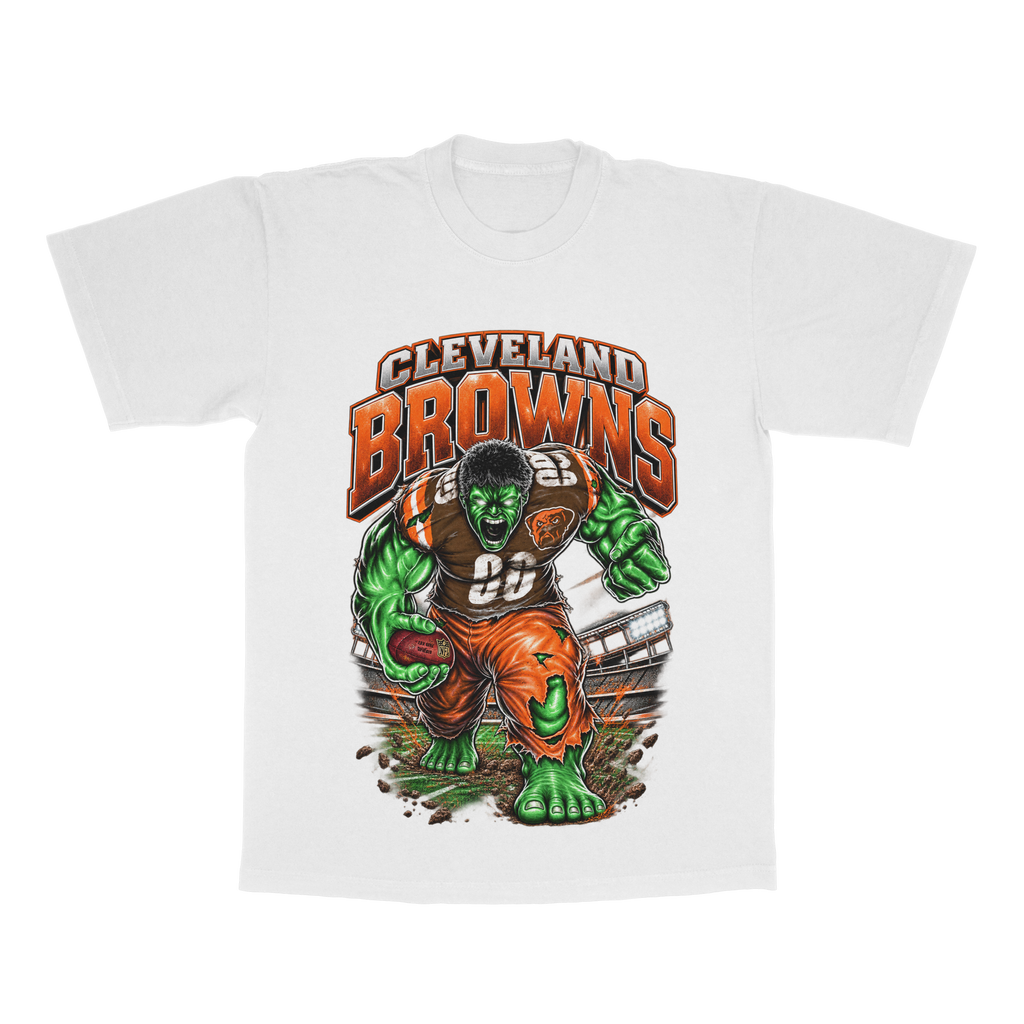 Cleveland Browns Hulk adult tee