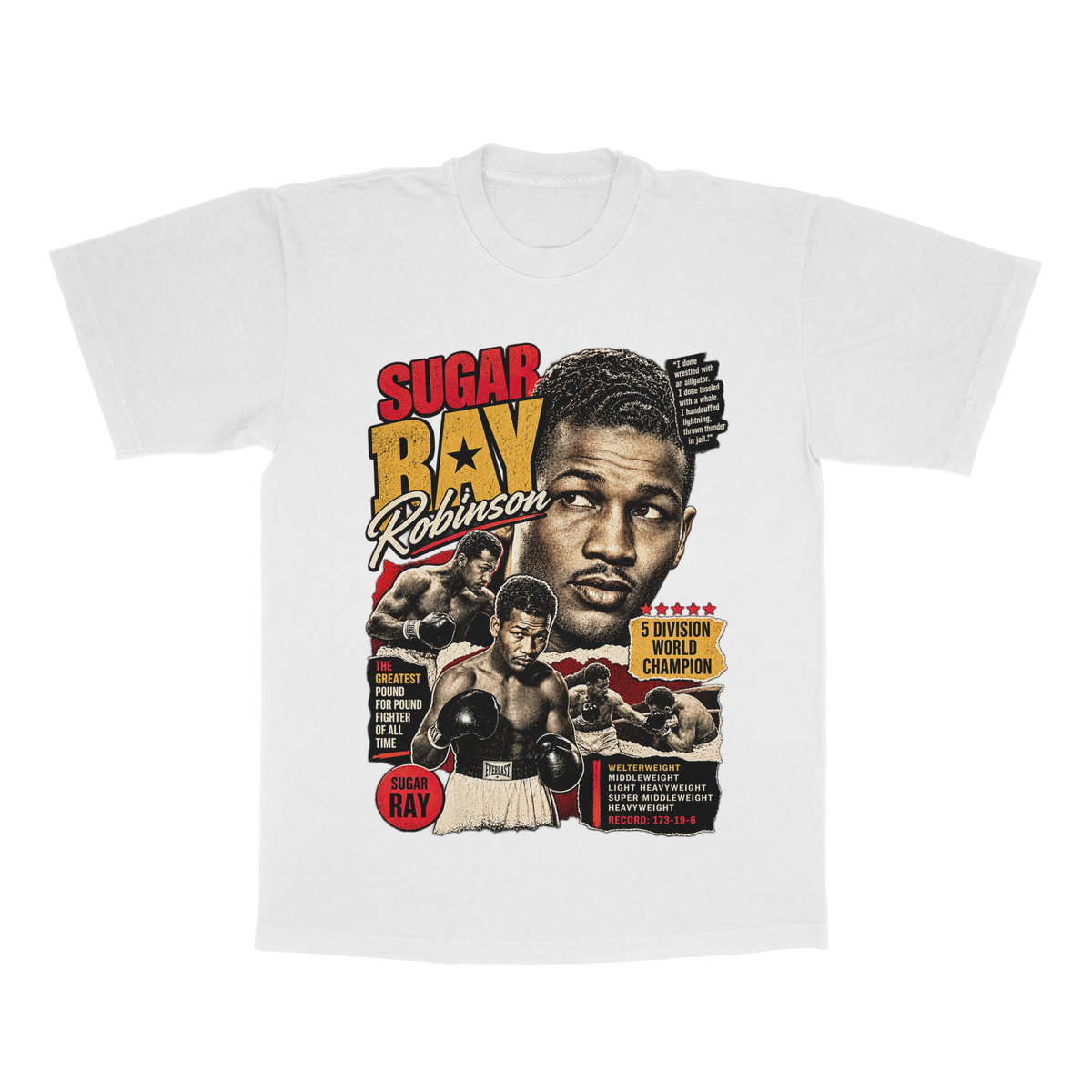 Sugar Ray Robinson adult tee