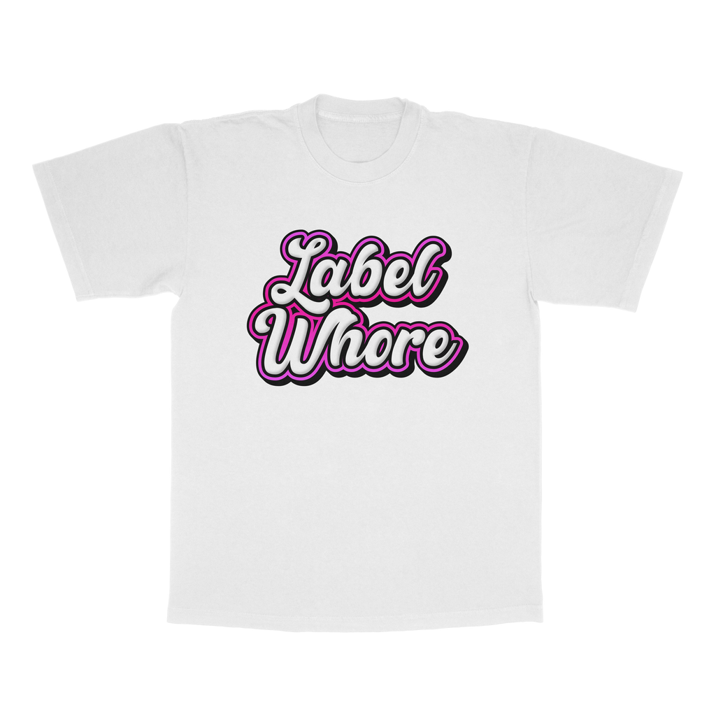 Label Whore adult tee