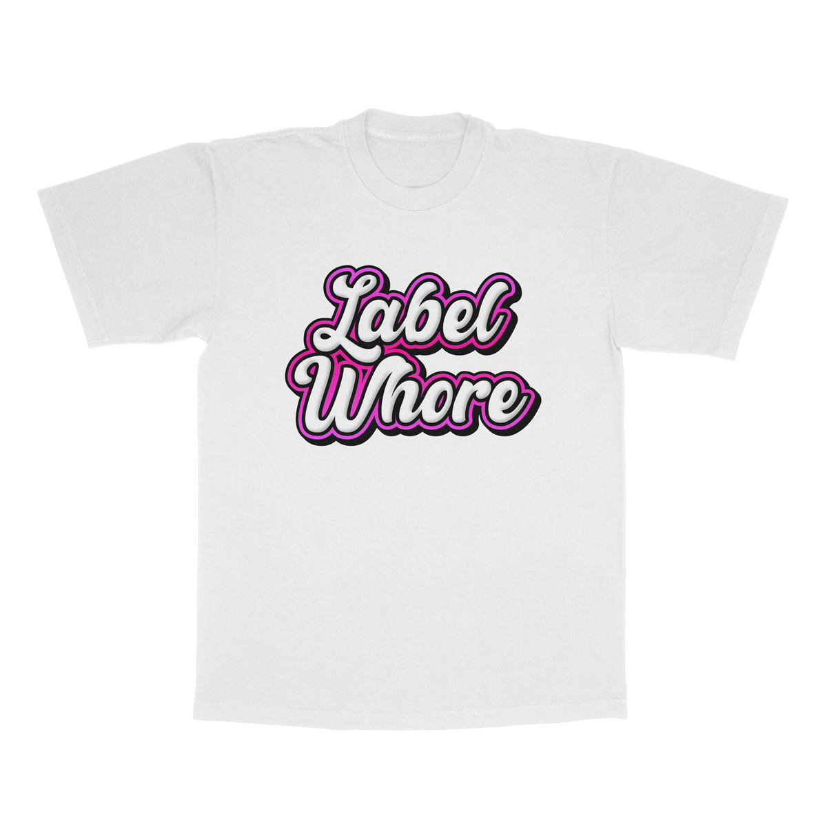 Label Whore adult tee