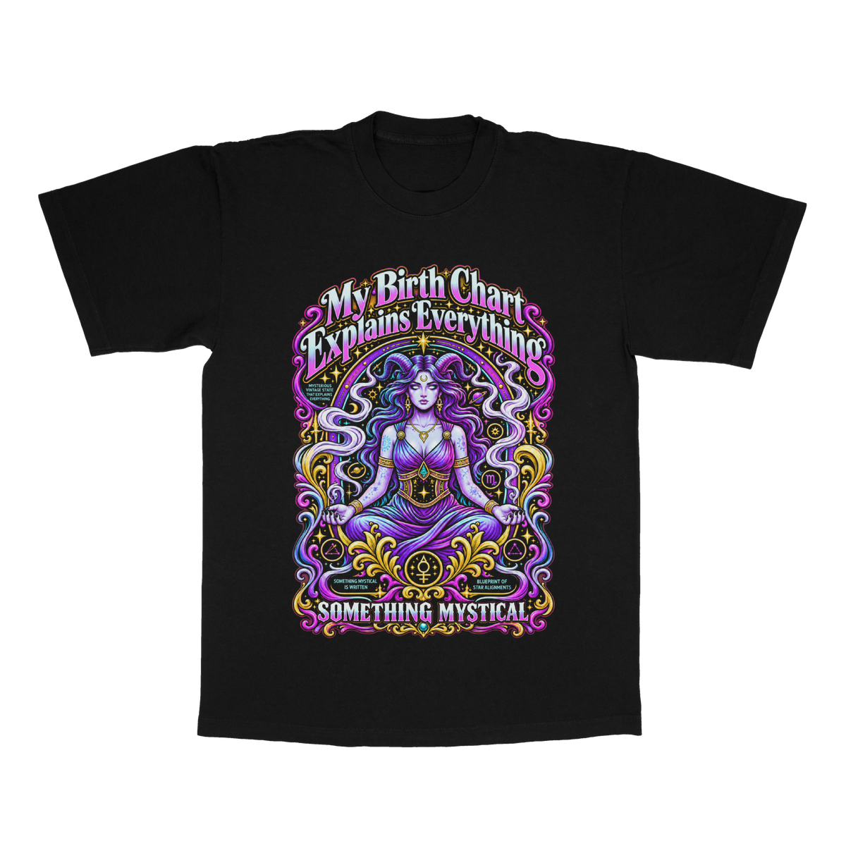 My Birth Chart Explains Everything adult tee