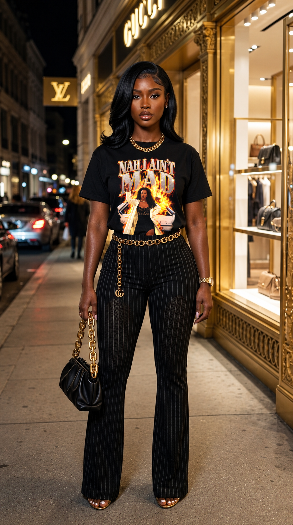 Nah I Ain't Mad adult tee