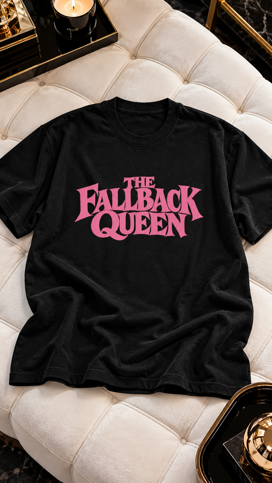 The Fall Back Queen adult tee
