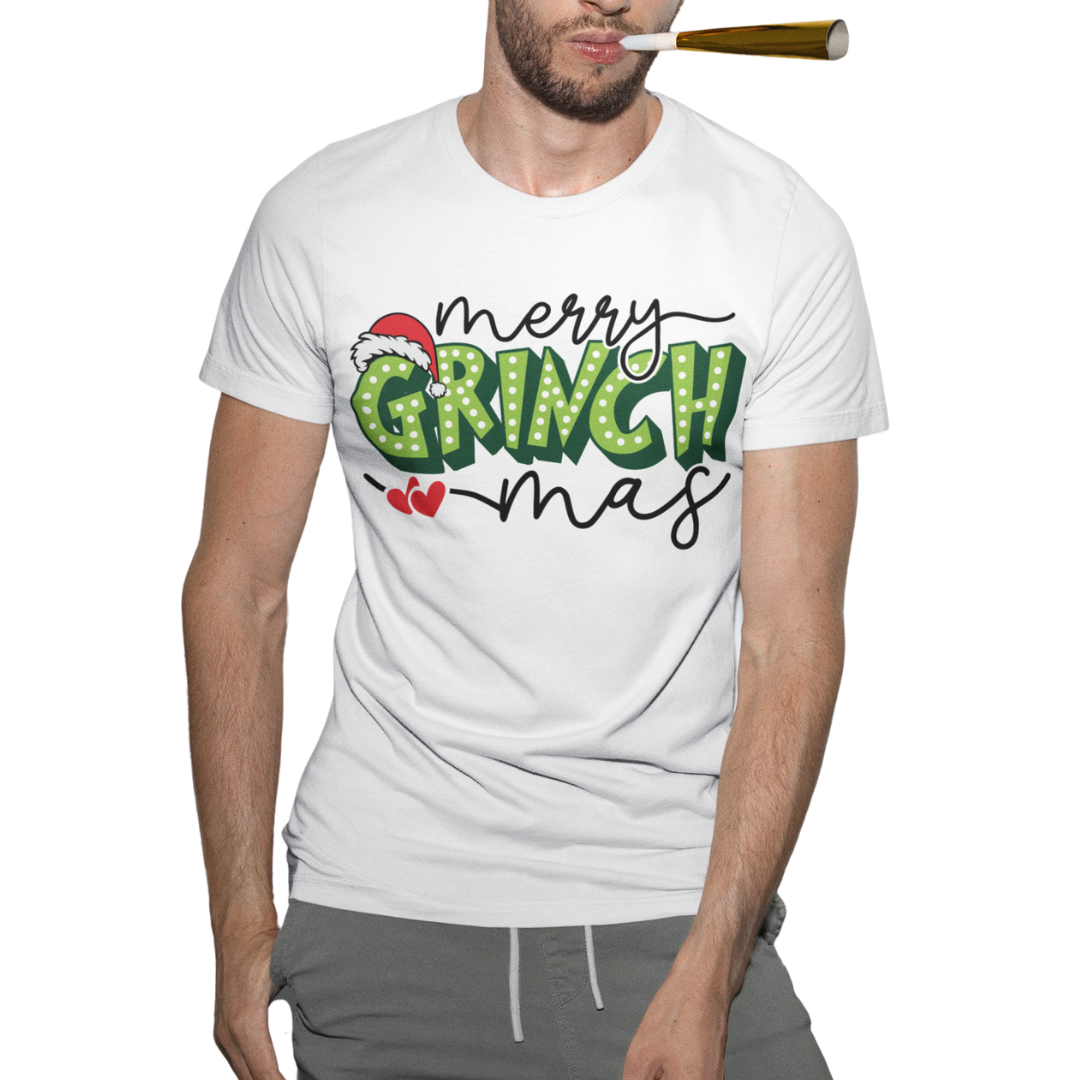 Merry GrinchMas adult t-shirt