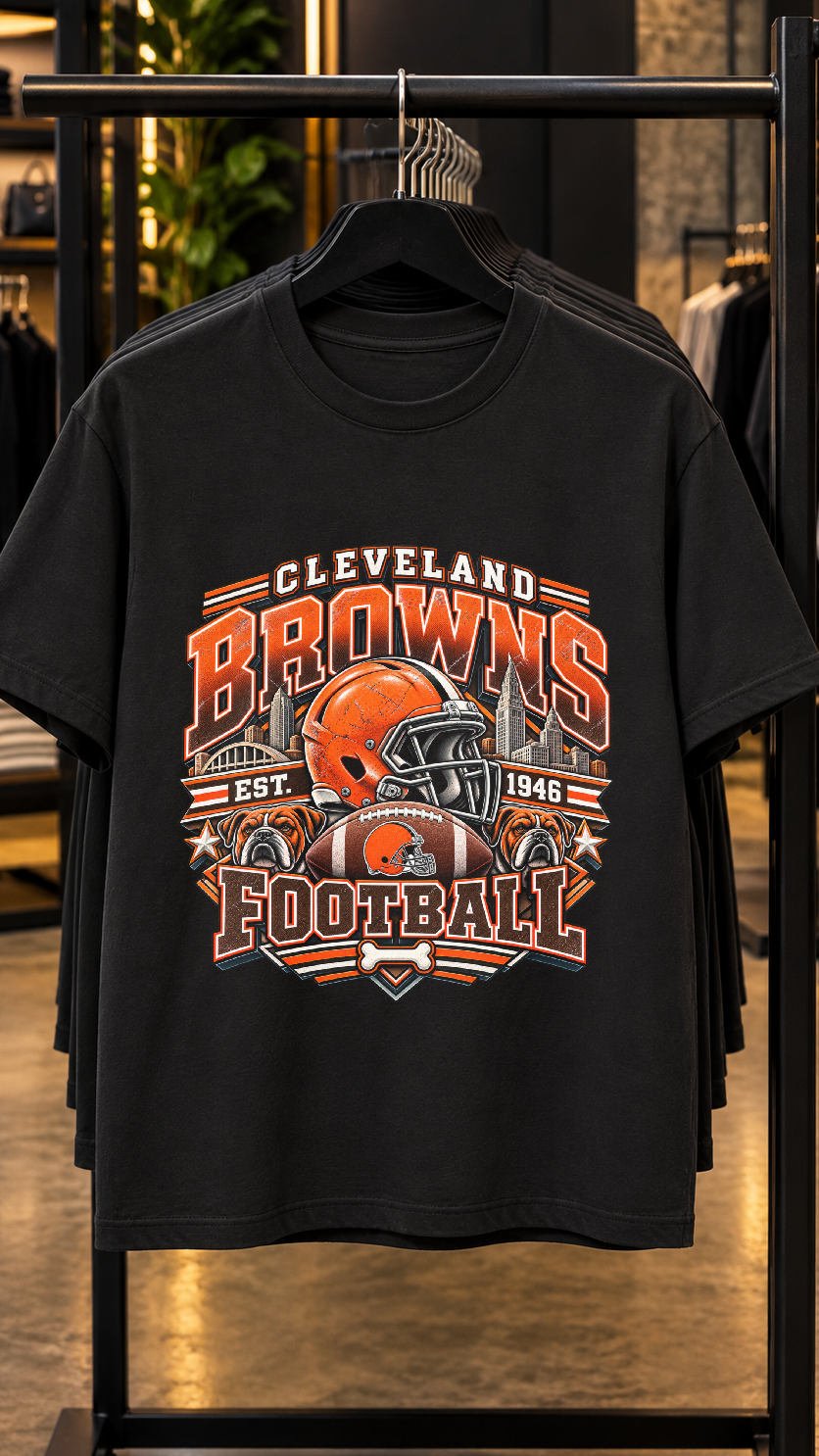 Cleveland Browns adult tee