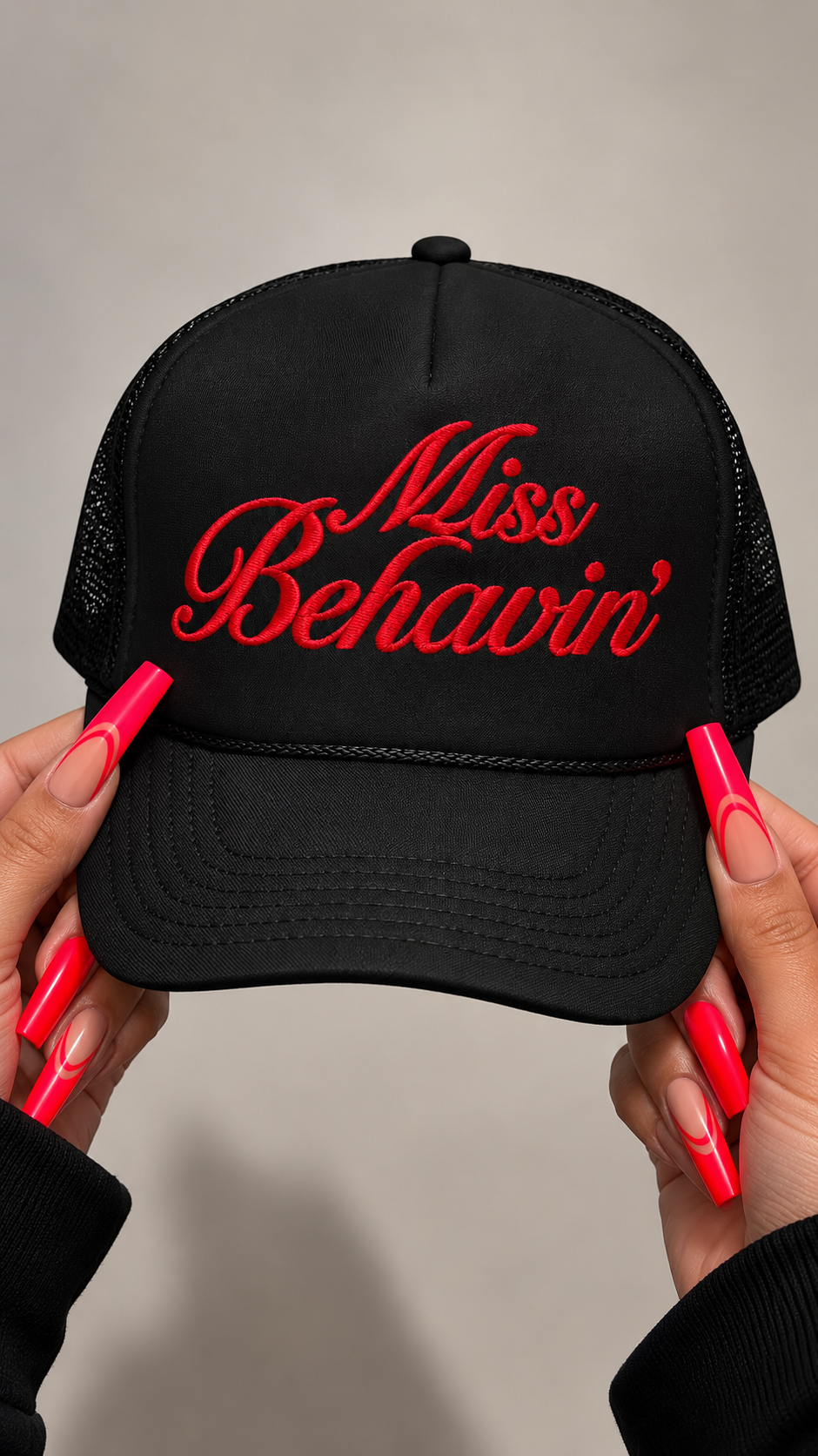 Miss Behavin' foam trucker hat
