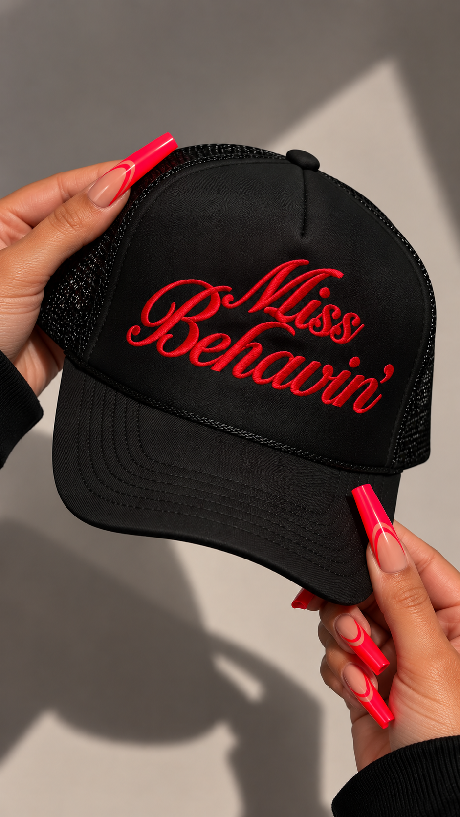 Miss Behavin' foam trucker hat