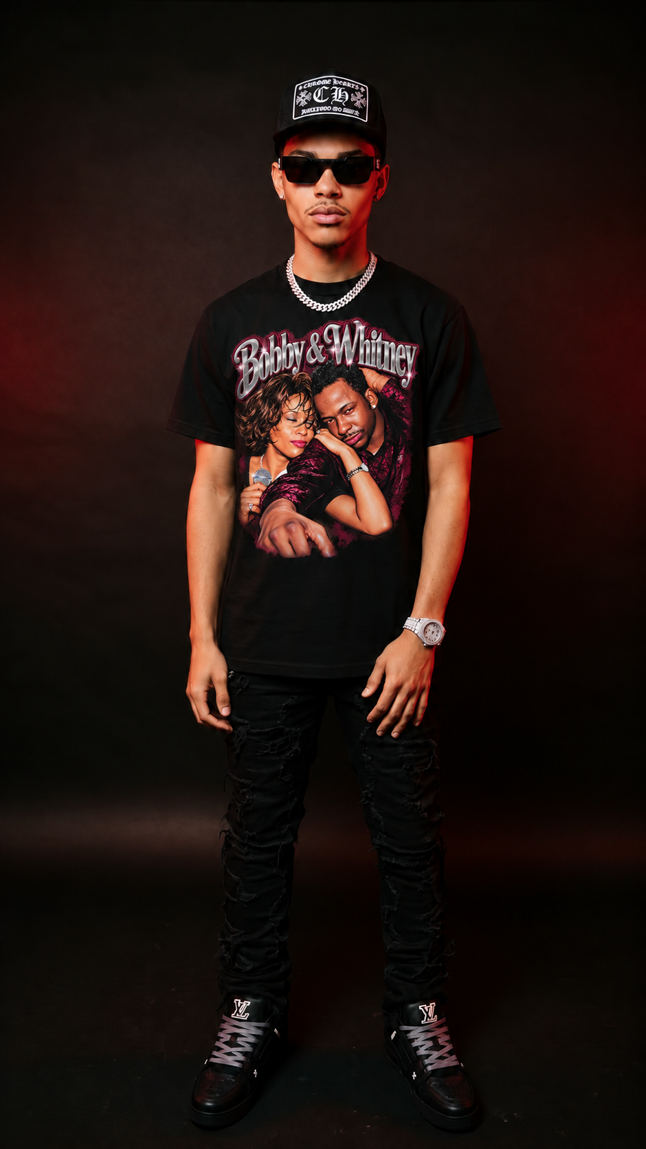 Bobby & Whitney adult tee