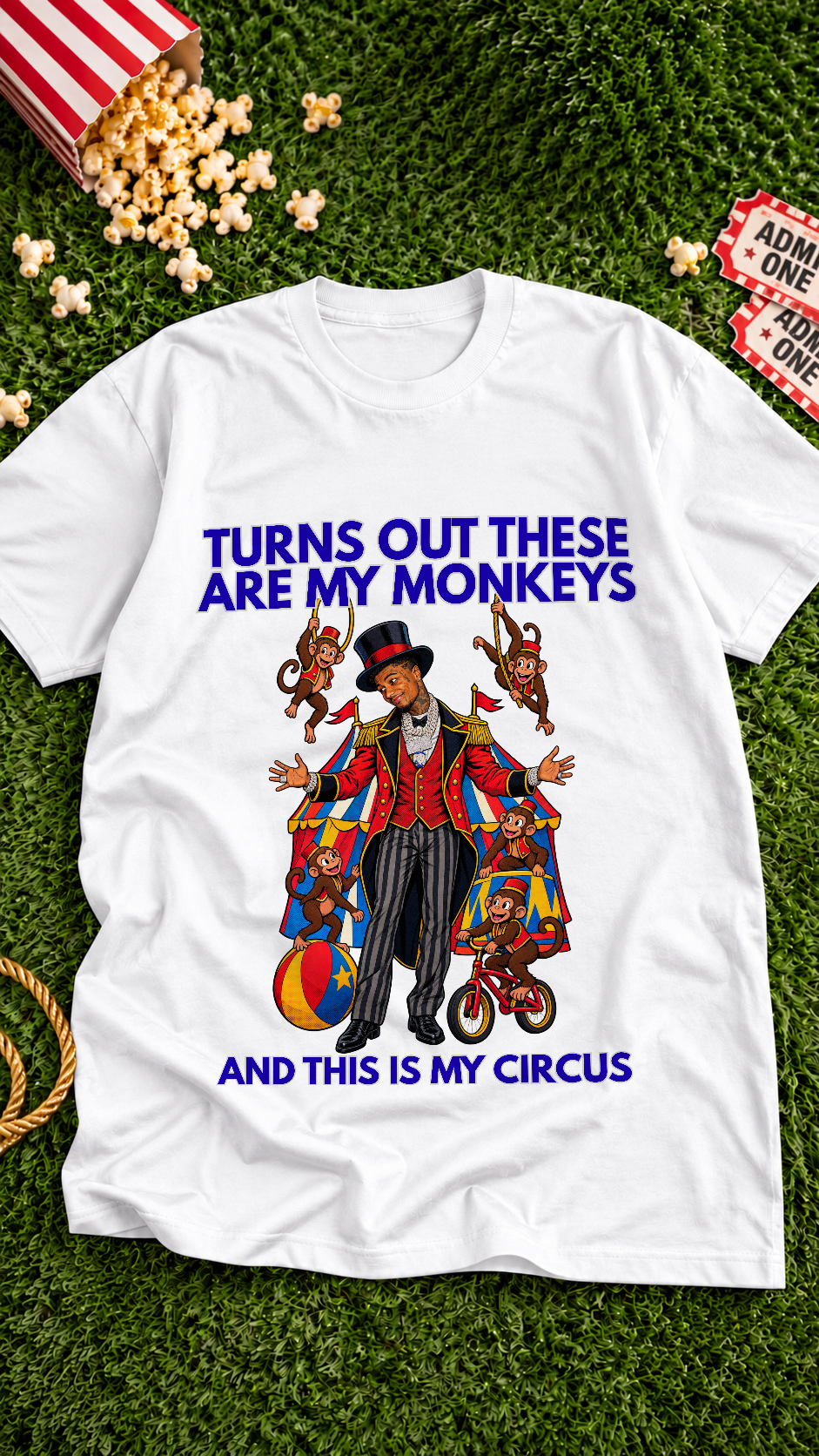 Blueface "Turns Out This Is My Circus" adult tee