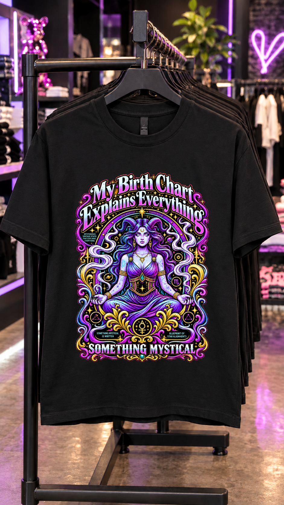 My Birth Chart Explains Everything adult tee