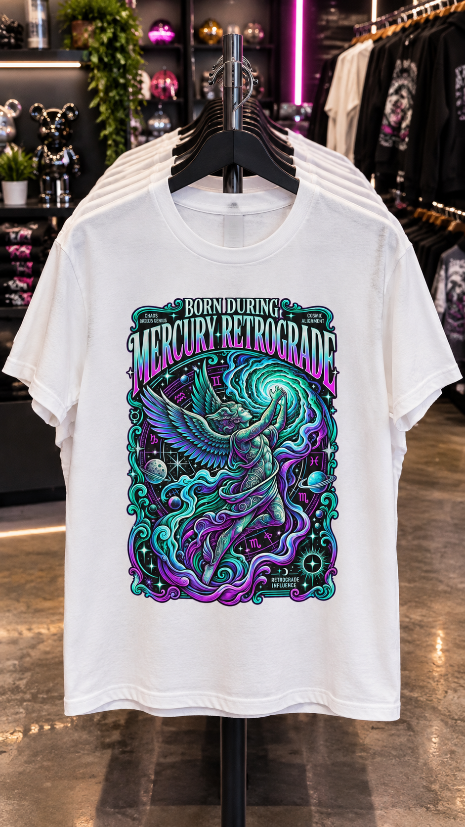 Born During Retrograde adult tee