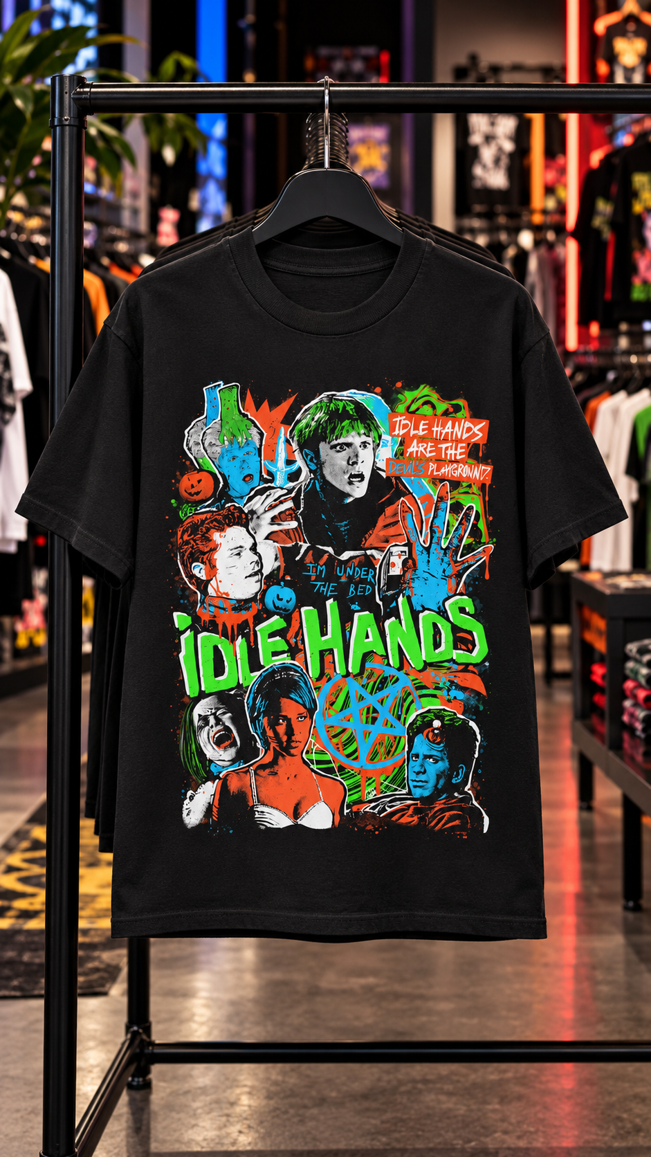 Idle Hands adult tee