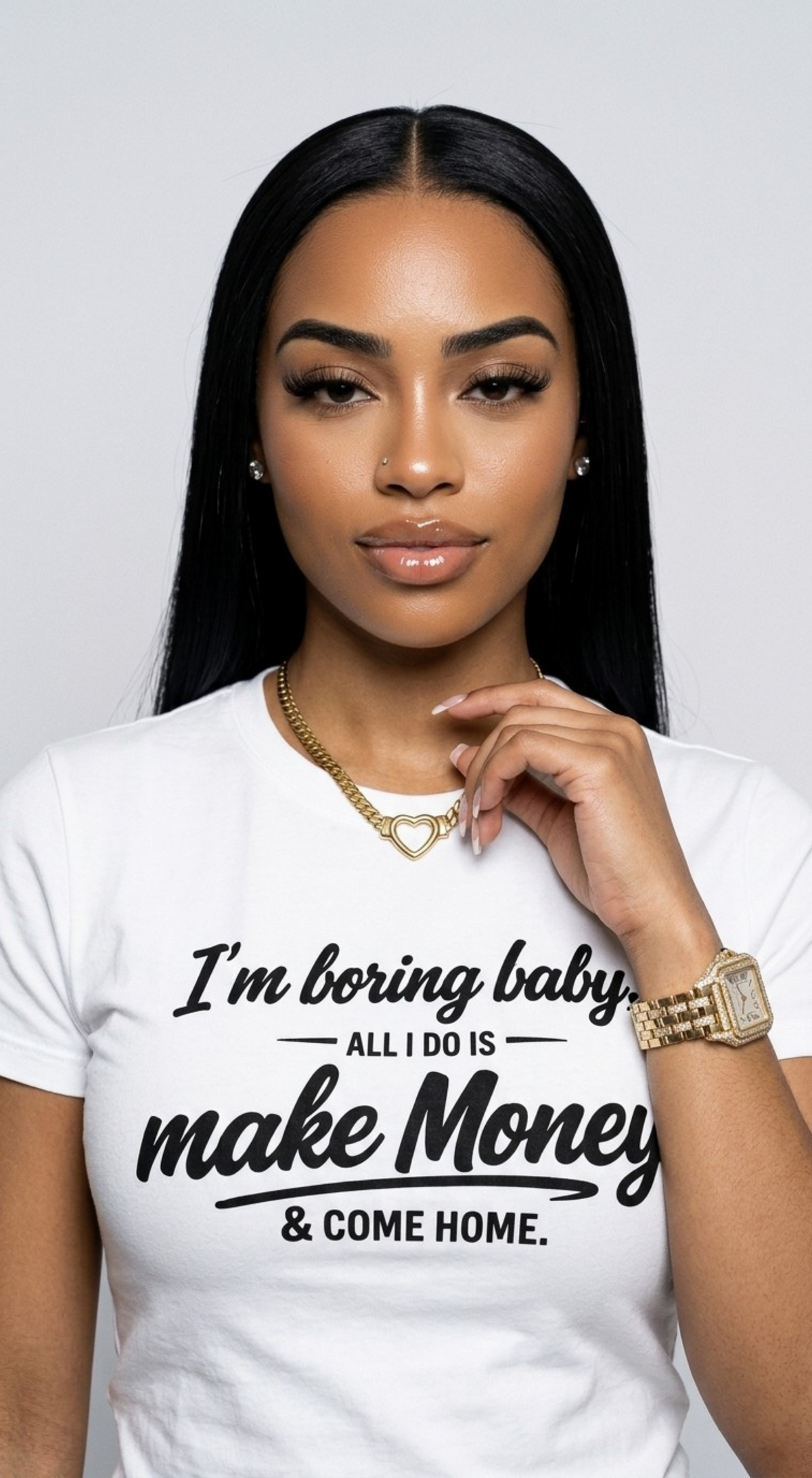 I'm Boring Baby adult tee