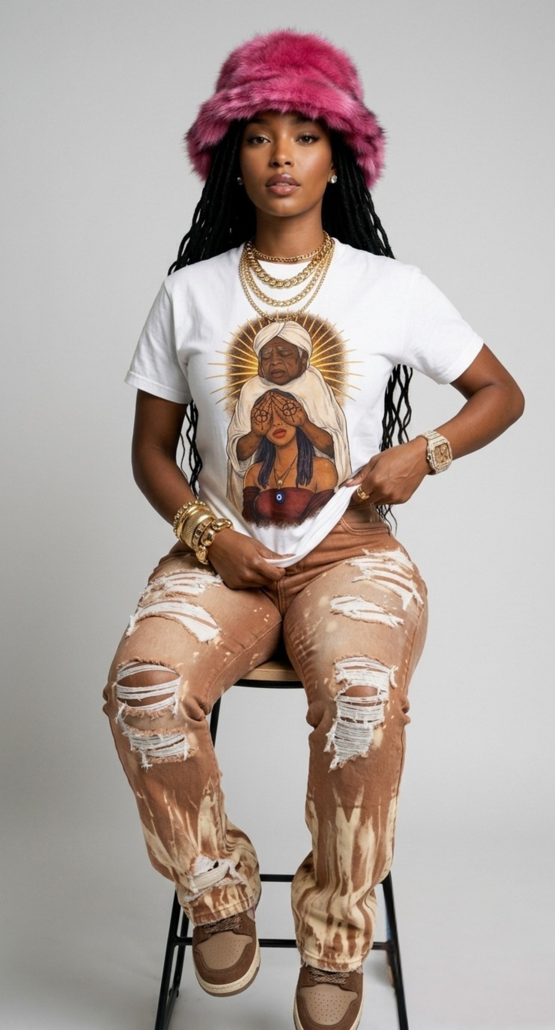 Protected adult tee