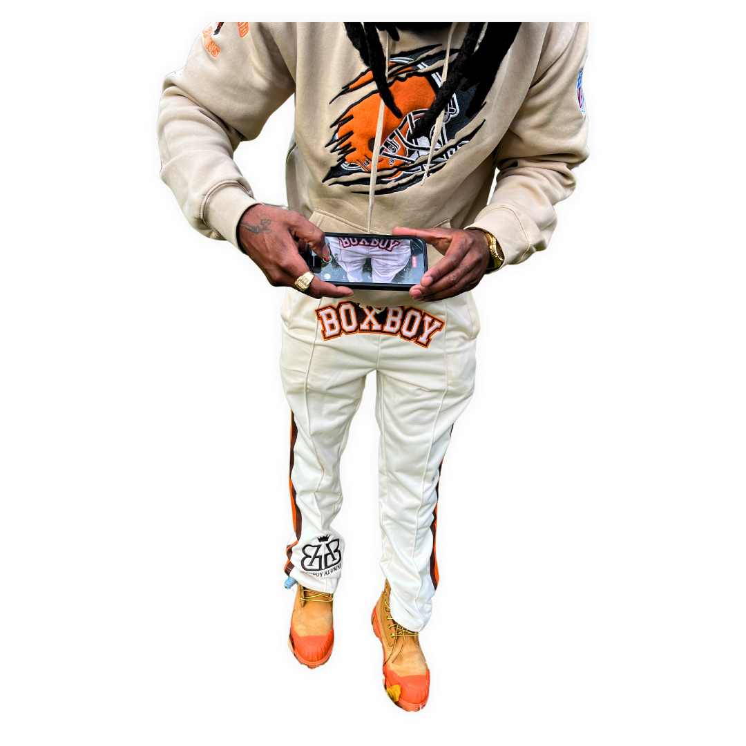 BOXBOY Alumni adult flare track pants