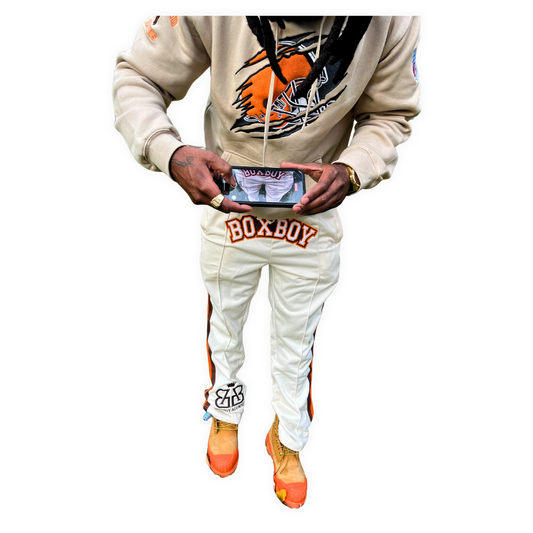 BOXBOY Alumni adult flare track pants