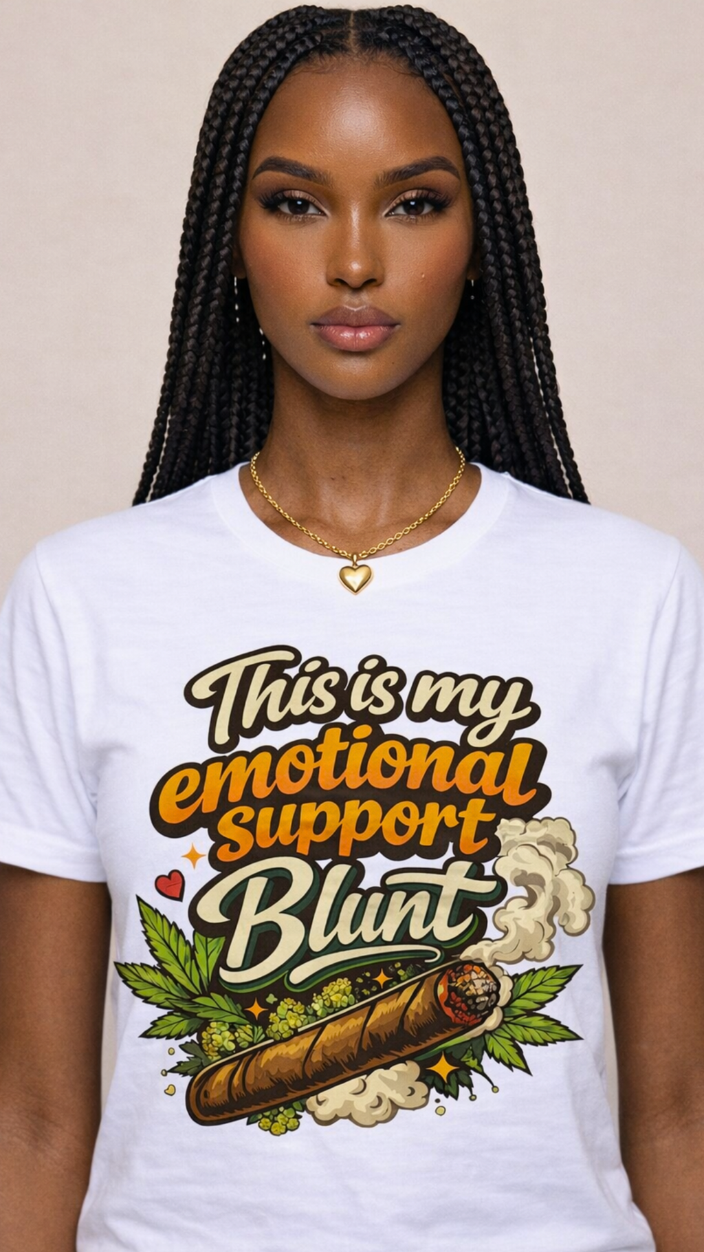 This Is My Emotional Support Blunt adult tee