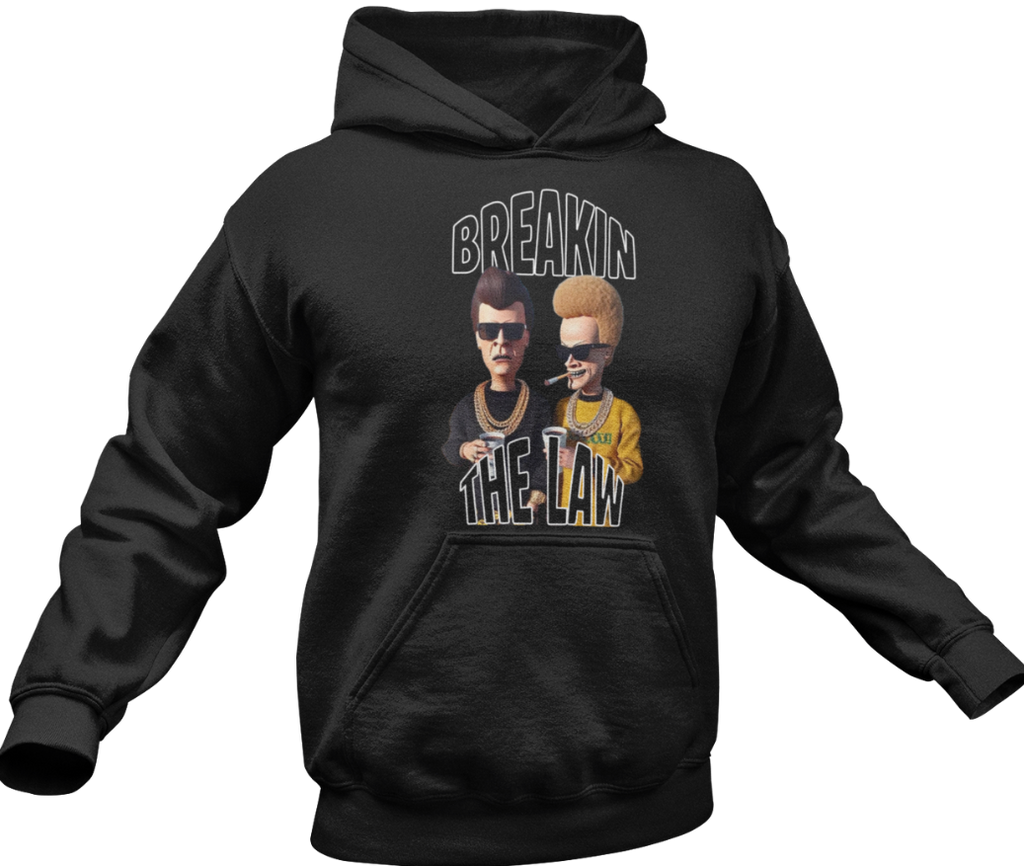 Breakin The Law adult hoodie
