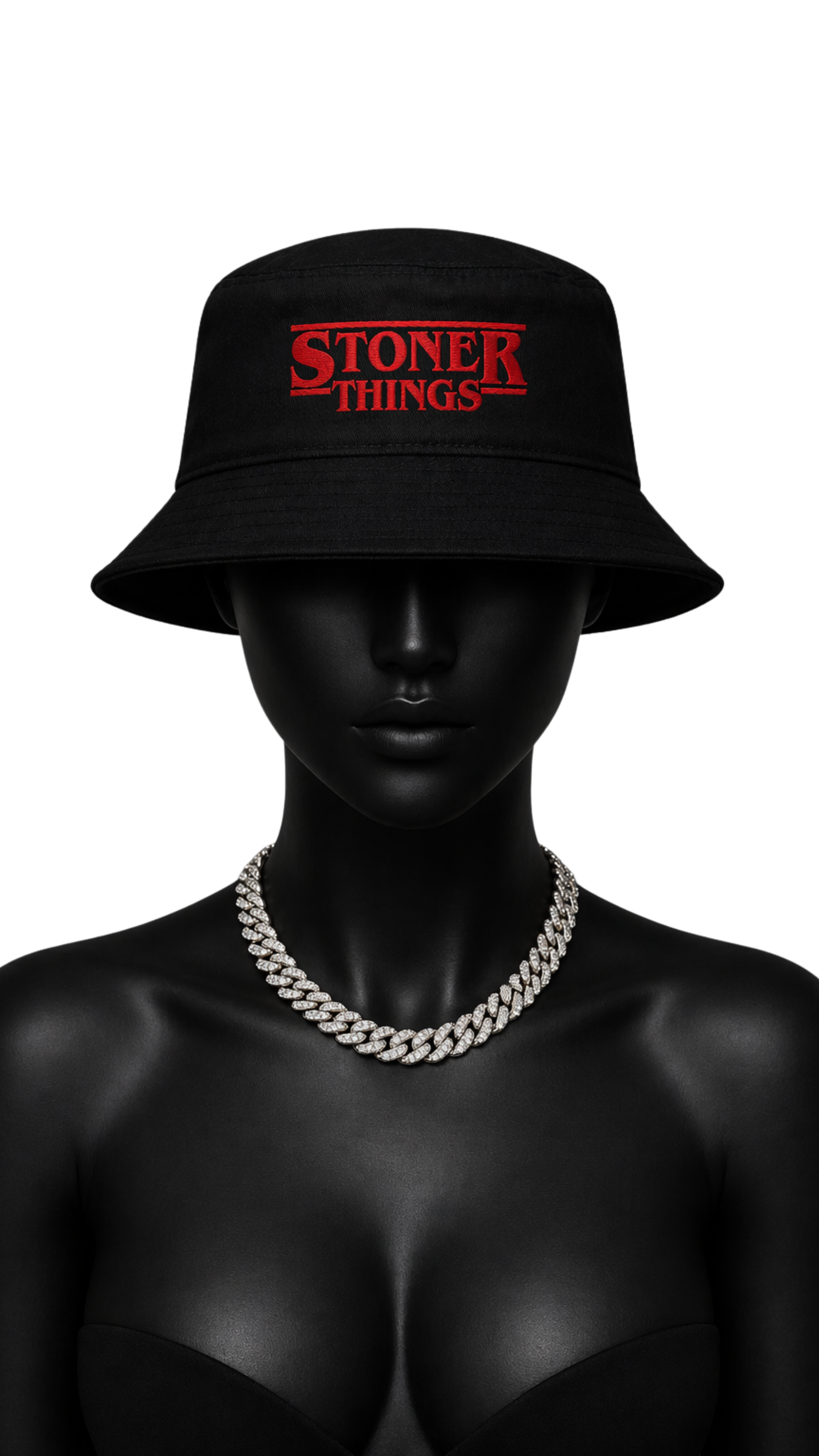 Stoner Things embroidered bucket hat