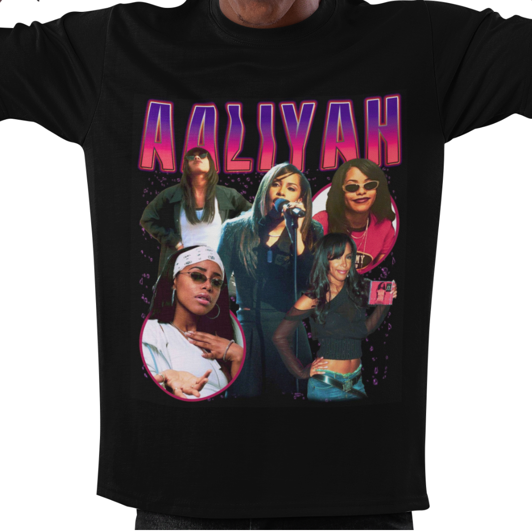 Aaliyah adult t-shirt