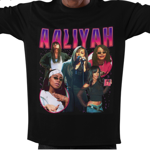 Aaliyah adult t-shirt