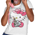 Drunk Kitty adult t-shirt