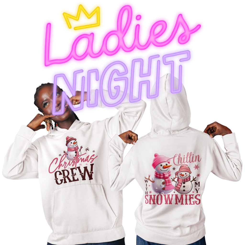 Christmas Crew (Chillin With My Snowmies) adult hoodie
