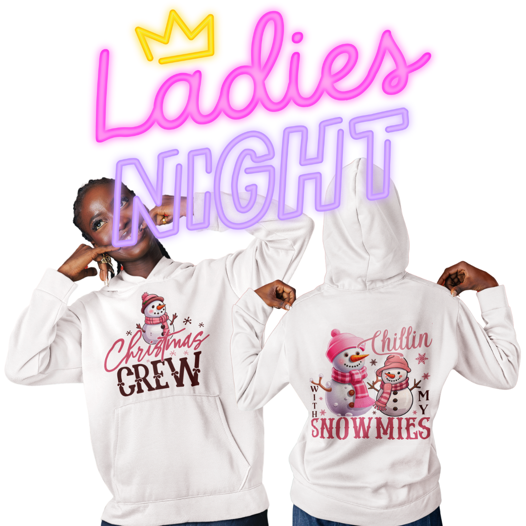 Christmas Crew (Chillin With My Snowmies) adult hoodie