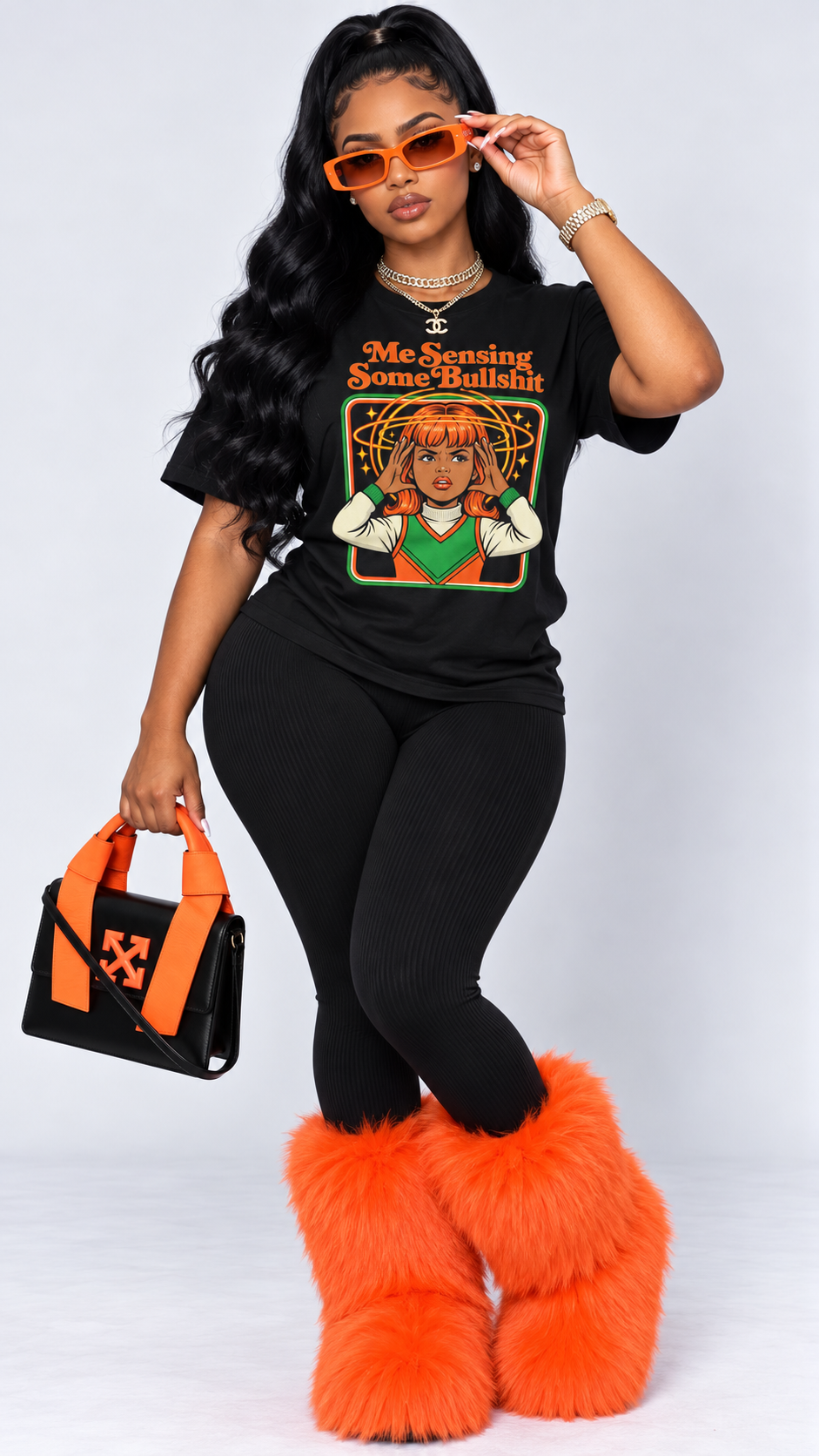 Me Sensing Some Bullsh*t adult tee