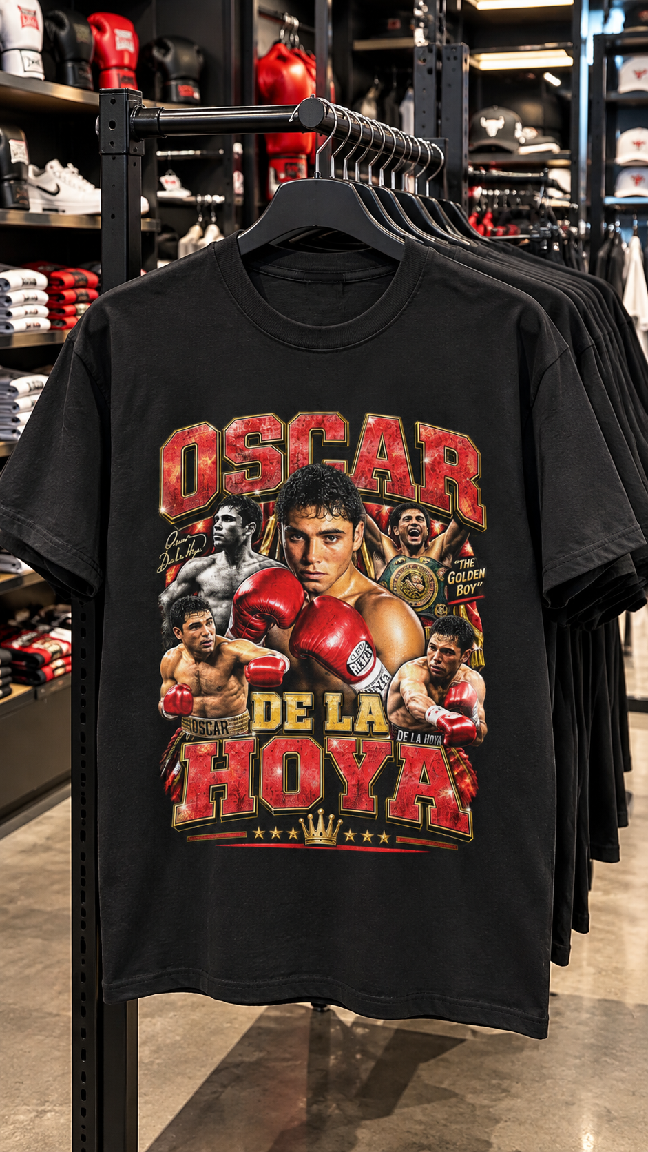 Oscar De La Hoya adult tee