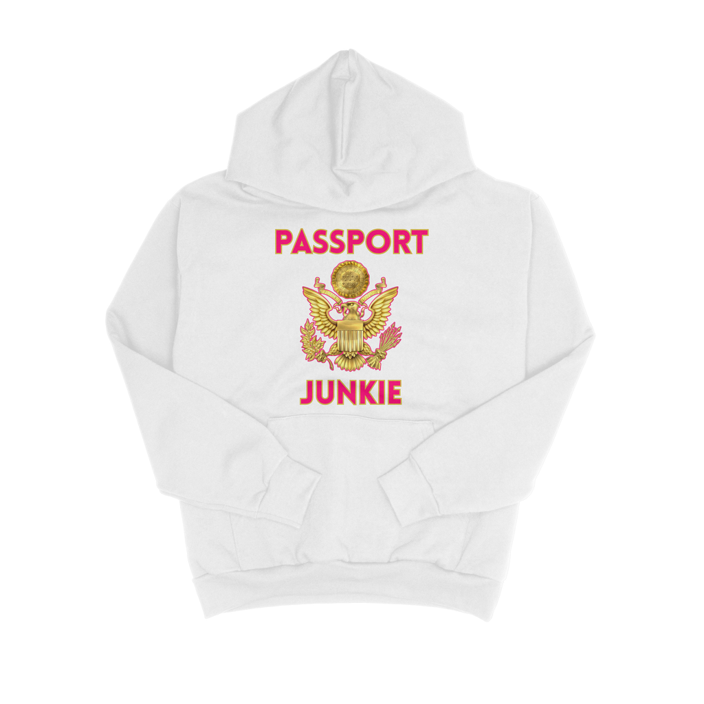 Passport Junkie adult hoodie