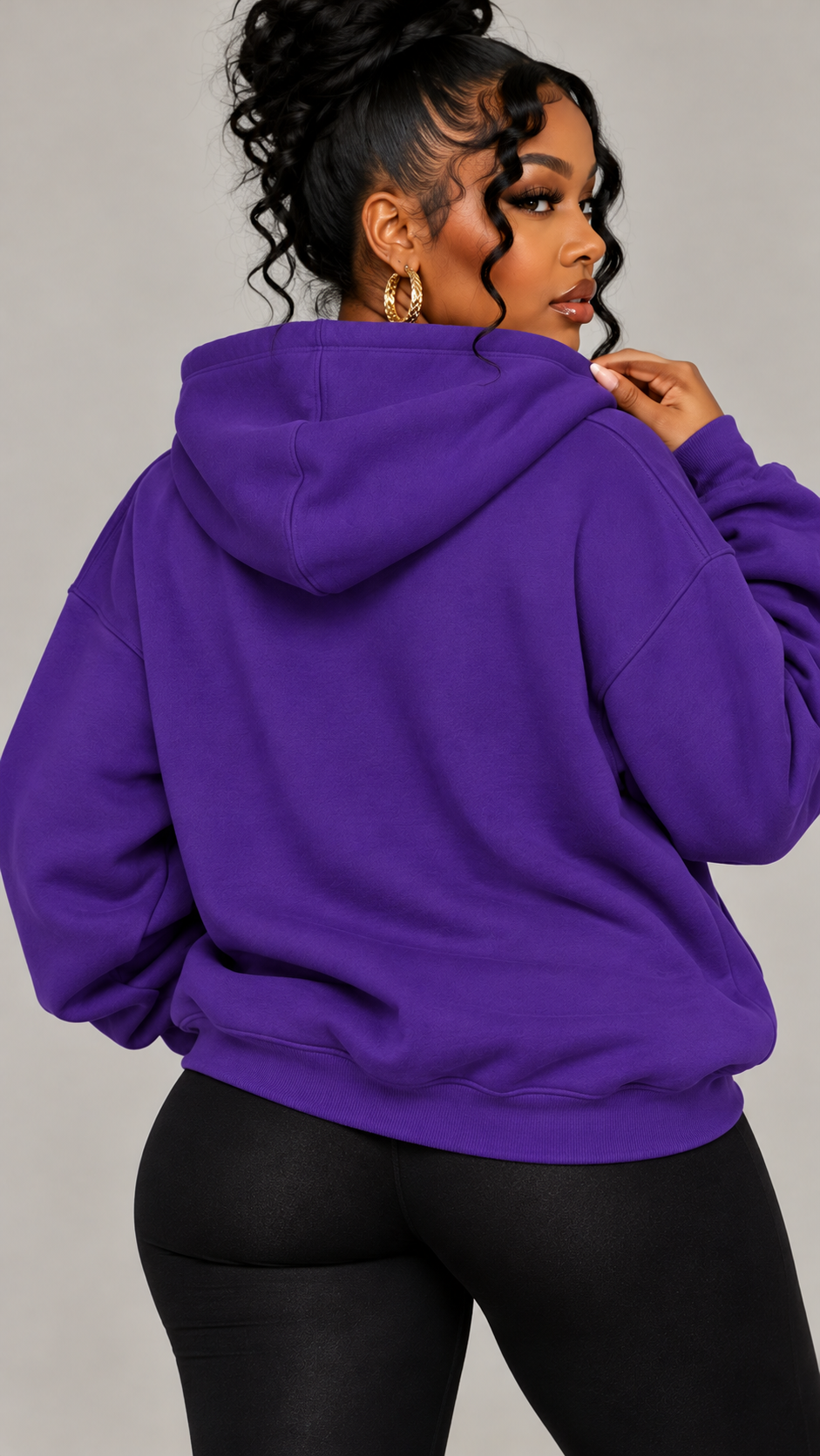 Calmly Unhinged embroidered adult hoodie