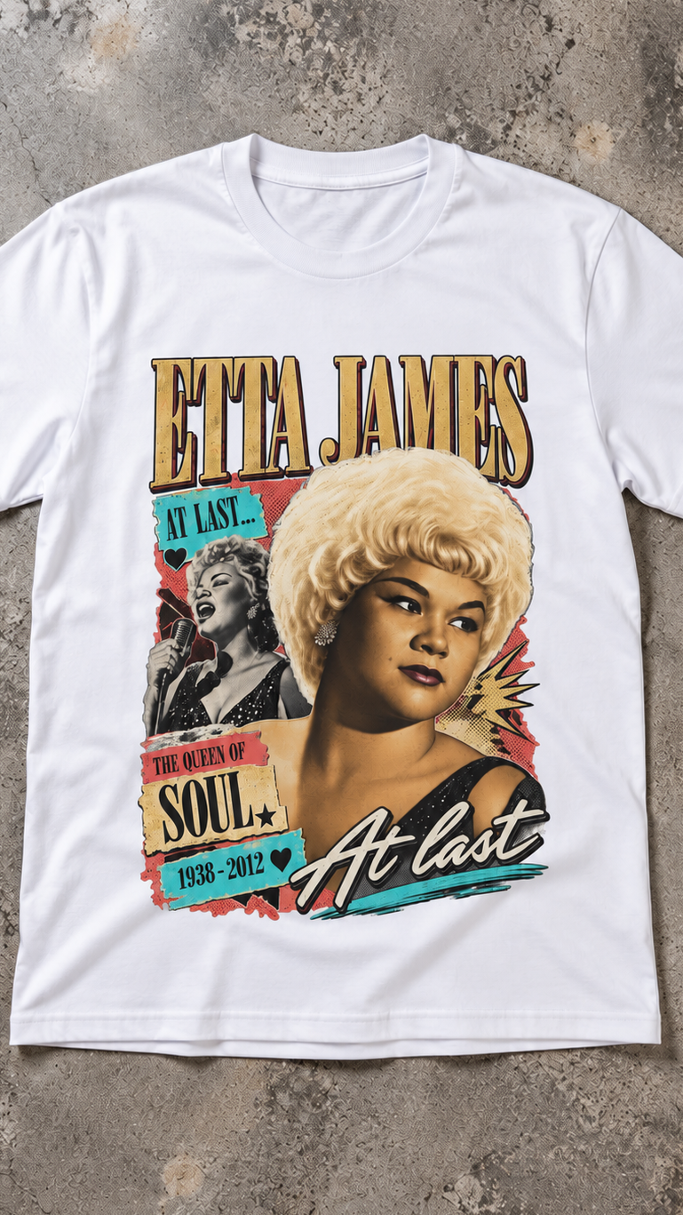 Etta James adult tee