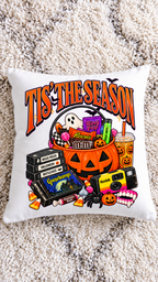 Tis' The Season basic throw pillow
